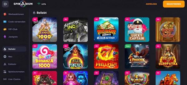 Spinarium Slots Desktop